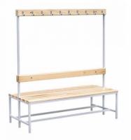 Скамья для раздевалки с вешалкой двухсторонняя IMP-A414
