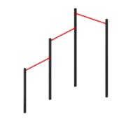 ОК 02-017 Кроссфит Турник тройной