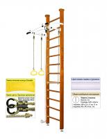 Шведская стенка Kampfer Helena Ceiling (№3 Классический Высота 3 м белый турник)