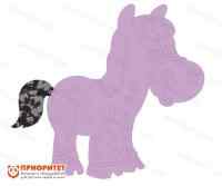 Тактильно-развивающая панель «Ласковый жеребёнок»