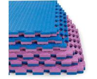 Будо-мат DFC 100 x 100 см, 20 мм, цвет сине-красный