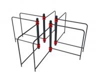 Воркаут брусья квадрат (108) ОВ 02-072