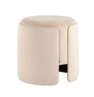 Пуф Taks велюр молочный