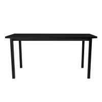 Стол офисный LuxAlto LA-T33-ST45 черный/черный ЛДСП 160*70*2.5, 2 скругл. угла