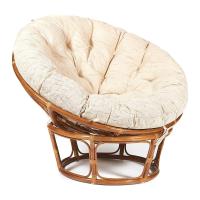 Кресло Папасан/Papasan (23/01 W) /с подушкой/ диаметр подушки 129см, 115х101х104см, пекан орех, ткань старт