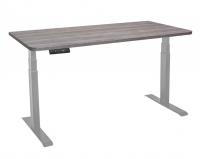 Стол с регулировкой высоты электрический LuxAlto LA-T33-2A3 серый/дуб серо-бежевый ЛДСП 140*70*2.5