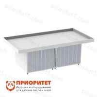 Стол для соревнований по робототехнике на колёсах с закрытыми ячейками стандарт (белый)