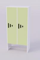 Детский шкафчик «Солнечное лето» 2 секции