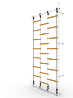 Доп.секция с дер.сеткой для пристенных ДСК РОКИДС ДС-1.01 (бело-черный)