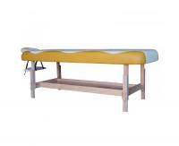 Массажный стационарный стол DFC NIRVANA SUPERIOR, цвет бежево-жёлтый