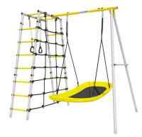 Дачный комплекс "Romana D1" + ЛОДКА качели 103.31.06 (серый/жёлтый)