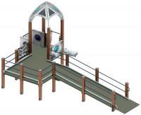 Забота Космопорт (серый) горка Н 750 ДОВ 20.14.03-02