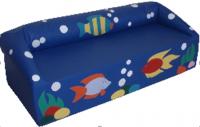 Диван "Рыбка" с аппликацией