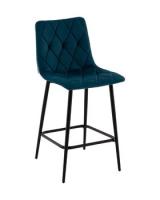 Стул полубарный Одди Diamond велюр синий