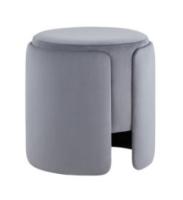 Пуф Taks велюр серый