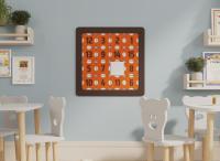 Настенная логическая игра Пятнашки с магнитами, мягкий полимер