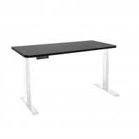 Стол с регулировкой высоты электрический LuxAlto LA-T33-2A3 белый/черный ЛДСП 140*80*2.5