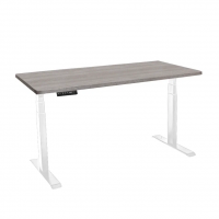Стол с регулировкой высоты электрический LuxAlto LA-T33-2A3 белый/дуб бежево-серый ЛДСП 135*70*2.5