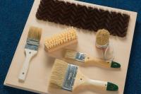 Тактильно-разивающая панель "Кисточки"