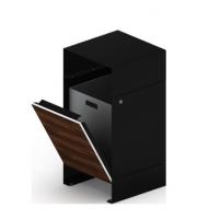 Урна парковая (черная) - МФ 50.02.03-01 (под анкера)