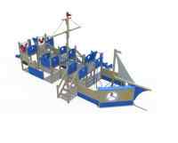 Игровой комплекс (в виде бригантины и с горками Н-1200,1500) ДИО 10117.2