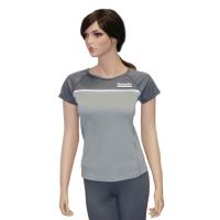 Футболка женская для фитнеса Kampfer Gray (S)