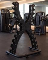 Стойка для хромированных гантелей UNIX Fit DumRack 10 PRO черный