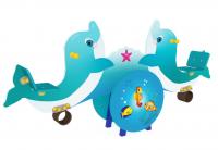 Качалка-балансир Дельфины ИО 03-004