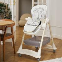 Стул для кормления UNIX Kids Океан / Ocean белый