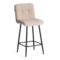 Полубарный стул  Medeo/Медео велюр, бежевый, 7, 42х56х102 см