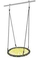 Качели ГНЕЗДО плетёные 80 см Romana 1.Д-26.26 (черный/желтый)