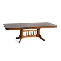 Стол DOUGLAS 4296 дерево гевея, 1067x1829+305+305(2439)х762мм, HN GLAZE light