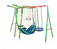 Спортивно-игровой комплекс Kampfer Wunder Sommer (Гнездо малое синее (синяя лиана, синий гамак))