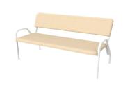 Банкетка БС-2 со спинкой двухместная