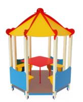 Беседка восьмиугольная МФ 02-021