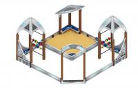 Песочный дворик Космопорт (Серый) - ИО 6.14.02-01