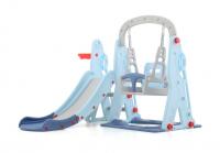 Горка + качели "Космо" PS-035-М ментол