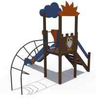 Игровой комплекс "Совёнок" с металлическим скатом Н-1200 ДИО 04118