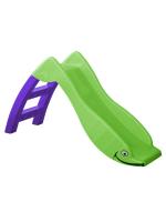 Детская пластиковая горка "Дельфин" PalPlay 307 (Зеленый/Фиолетовый)