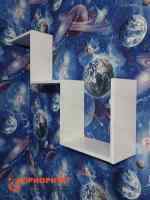 Полка настенная навесная для книг