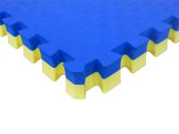 Мягкий пол Татами 40 мм ЭКО 120/661 желто-синий