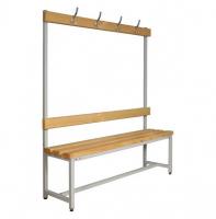 Скамья для раздевалки с вешалкой односторонняя IMP-A190