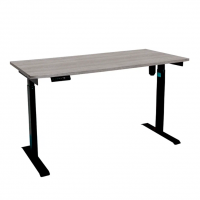 Стол с регулировкой высоты электрический LuxAlto LA-T33-E6 черный/дуб бежево-серый ЛДСП 135*80*2.5
