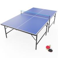 Теннисный стол DFC RQ24002, размер по стандарту ITTF 274 x 152, с сеткой и ракетками