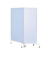 Ширма медицинская секционная с полимерными полотнами ШМПС-01-"Айболит" (2-х секц., ПВХ)