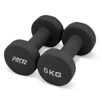 Гантель для аэробики неопреновая PRCTZ NEOPRENE DUMBBELL, 5 кг.
