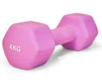Гантель UNIX Fit неопреновая 4 кг Violet, 2 шт.