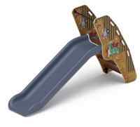 Горка пластиковая - ИО 42.01.05-05 - (серый скат) (Картонное королевство)H=900