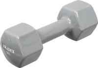 Гантель обрезиненная, серая 5 кг