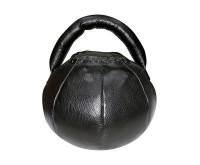 Гиря кожаная Elit с ручкой